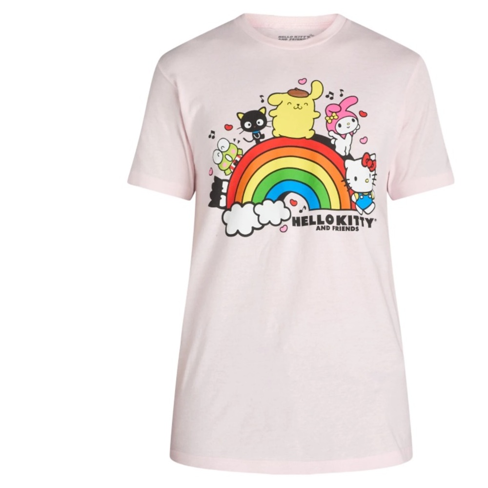 Sanrio Hello Kitty & Friends Men's Graphic Tee Shirt